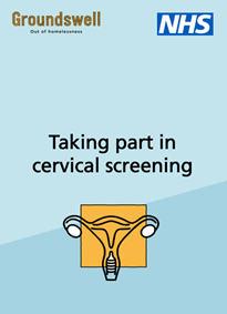 Taking part in cervical screening booklet cover - English version